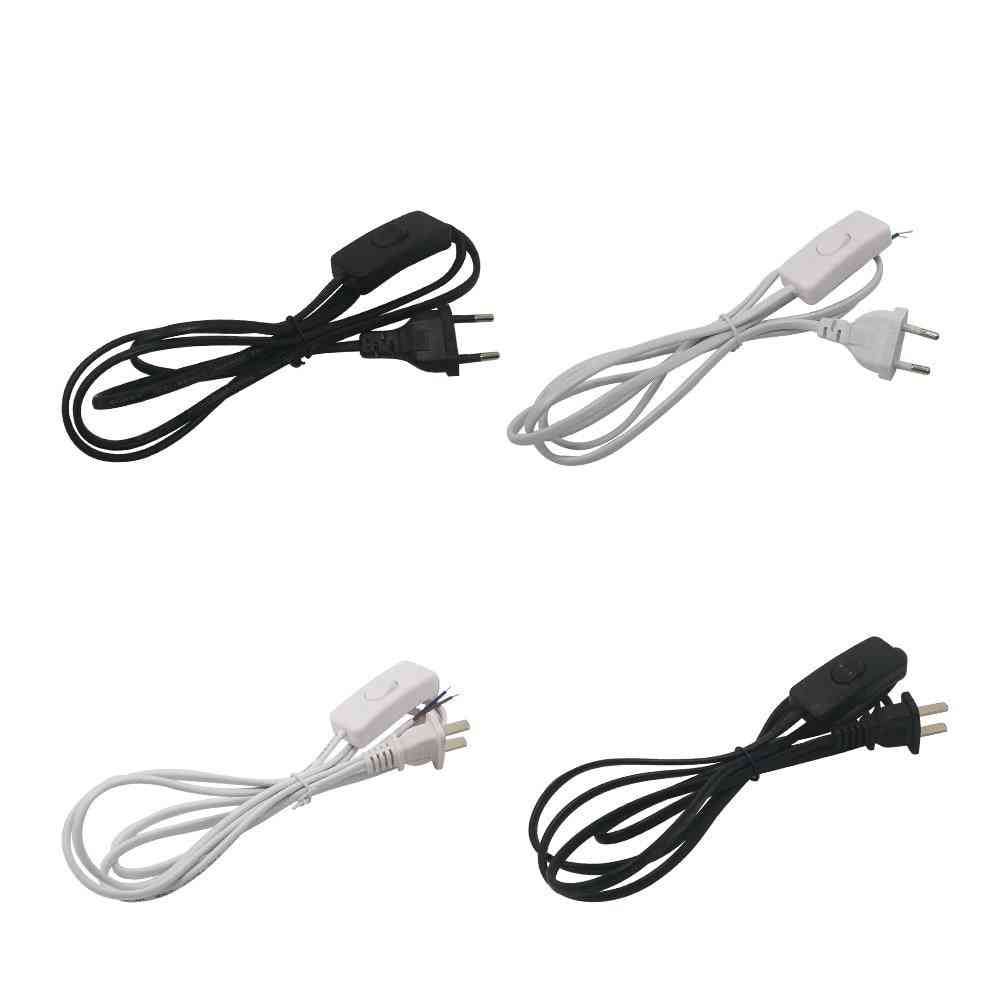 Ac Power Cord Line With On/off Switch Button