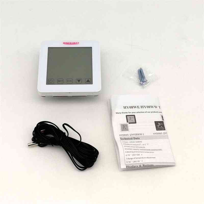 Lcd Touch Screen, Room Temperature Controller, Electric Floor Heating Thermostat