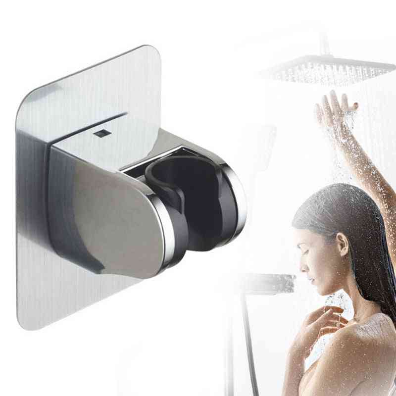 Wall Mount Punch Free Shower Head Holder Base