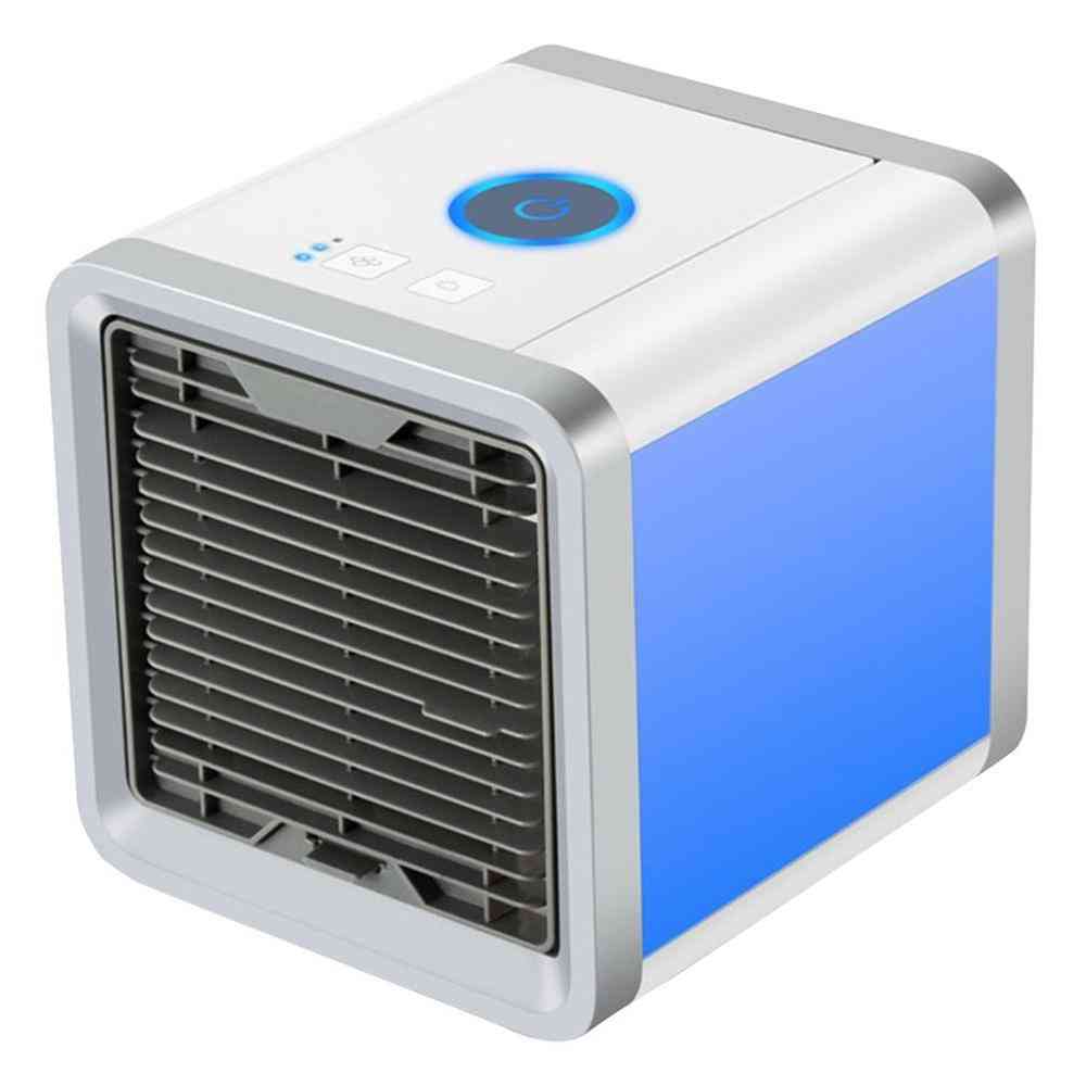 7 Light Usb Mini Portable Air Cooler Fan -desktop Personal Space