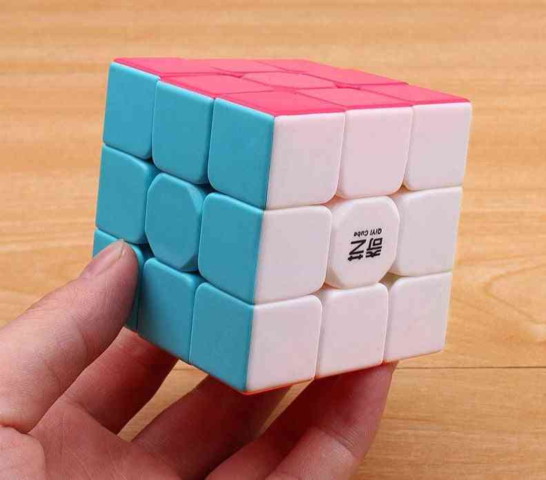 3x3x3 Colorful, Stickerless Speed -  Educational, Magic Cube Toy