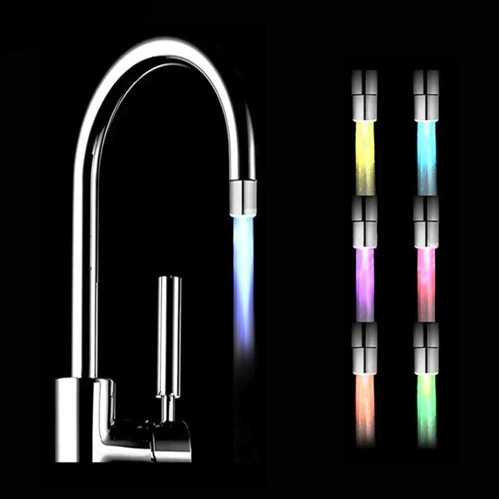 Luminous Shining Led Head Light-up Nozzle For Water Tap