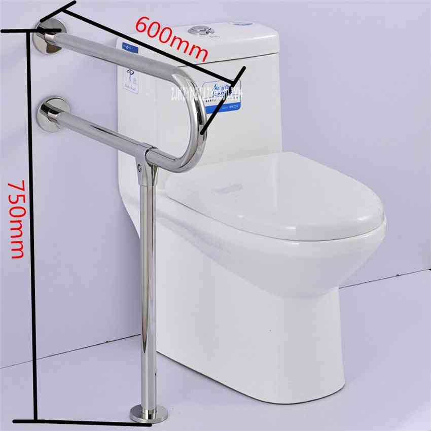 Barra de apoio de banheiro de aço inoxidável corrimão livre de barreira (75 cm 60 cm) -