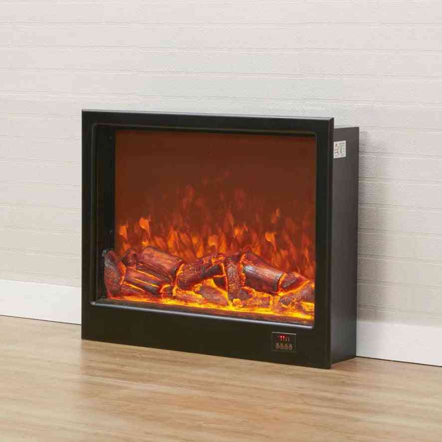Electric Fireplace- Led Reflection Chimney Burner, Artificial Flame Decoration