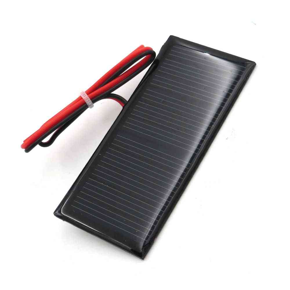 5,5 V 70 mA solární panel s 30 cm prodlouženým drátem