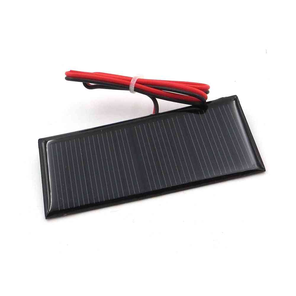 5,5 V 70 mA solární panel s 30 cm prodlouženým drátem