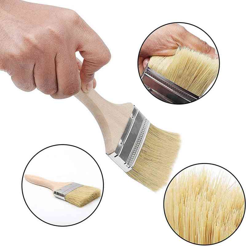 Paint And Varnish Brush - Perfect For Wall And Wood Painting