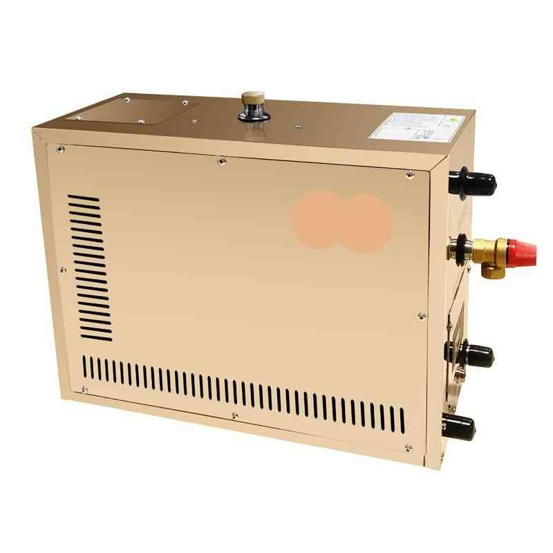 9kW automatyczny generator pary ze stali nierdzewnej, automatyczne odkamienianie sauny-maszyna do kąpieli parowej do cyfrowego sterownika pokoju spa - 6kw 220v