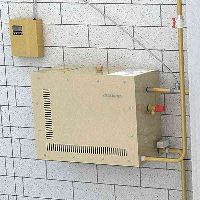 9kW automatyczny generator pary ze stali nierdzewnej, automatyczne odkamienianie sauny-maszyna do kąpieli parowej do cyfrowego sterownika pokoju spa - 6kw 220v