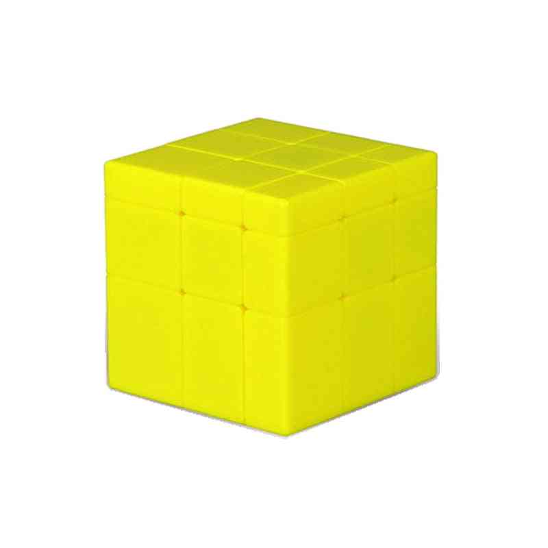 3x3x3 mirror magic cube puzzle speed magico cube baby giocattoli per bambini con adesivi in oro argento