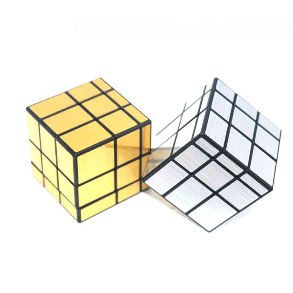 Zrkadlové kúzelné kocky 3x3x3 s nálepkami