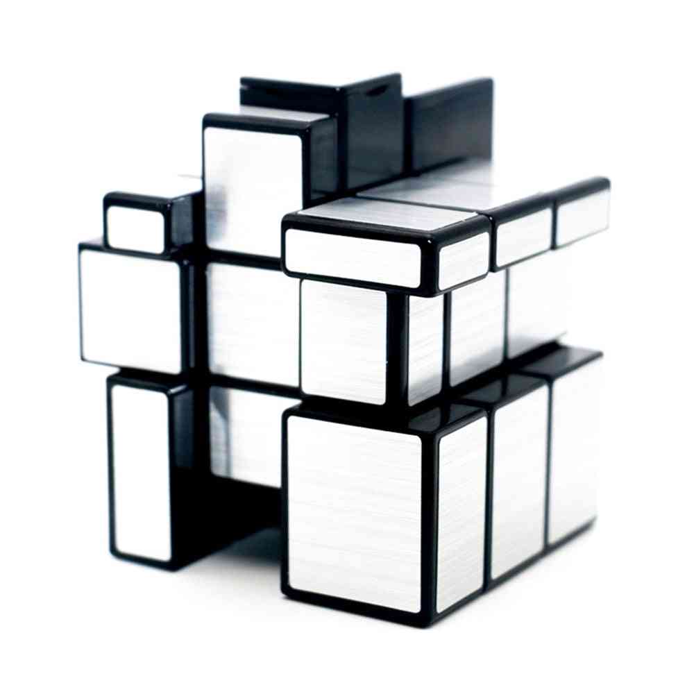 Zrkadlové kúzelné kocky 3x3x3 s nálepkami