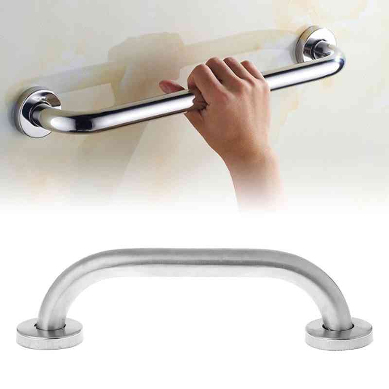 Rustfrit stål badeværelse brusebad væg gribestang, sikkerhed håndtag håndklæde skinne 20cm