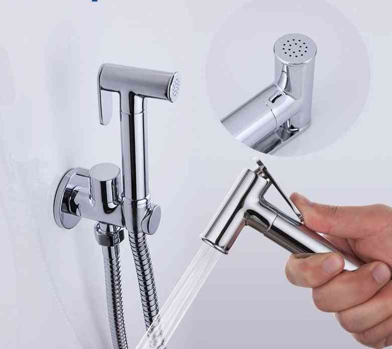 Chrome Finished Bidet Faucet-toilet Water Shower