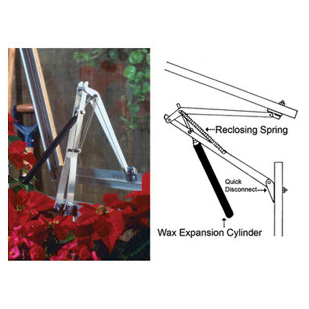 Solar Heat Sensitive, Automatic Thermo Vent-window Opener For Greenhouse