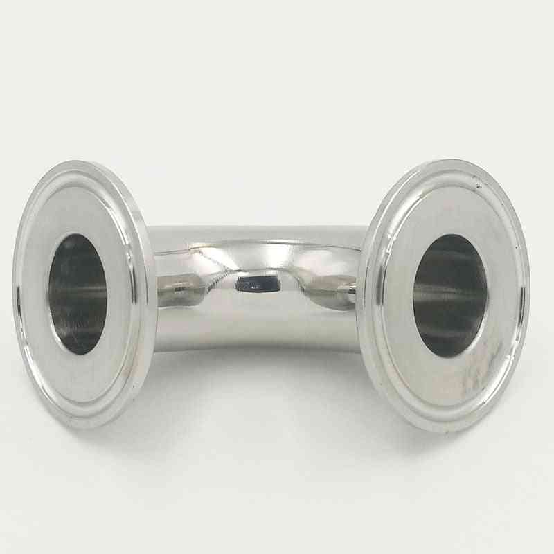 Tri Clamp Elbow 304  Stainless Steel 90 Degree - Clamp Pipe Fitting Homebrew