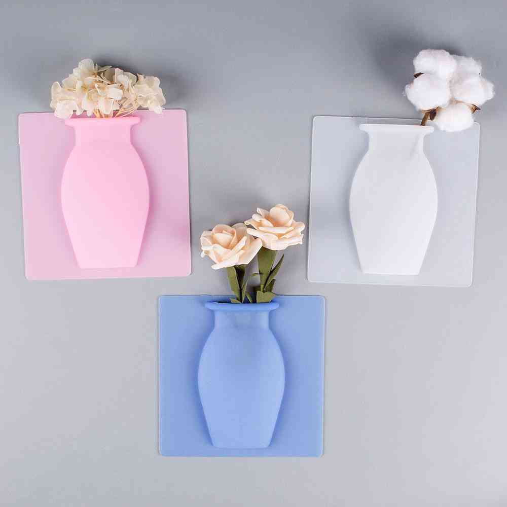 Adesivo mágico em vasos de flores em vasos de flores em vasos de flores em vasos de flores em vasos de silicone para decoração de casa