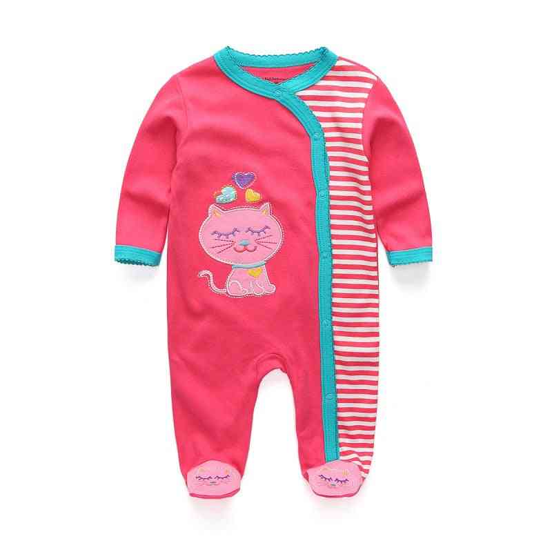 Roupas de dormir para bebês recém-nascidos roupas para meninas, desenhos animados cobertor - roupas de pijama infantil de manga longa