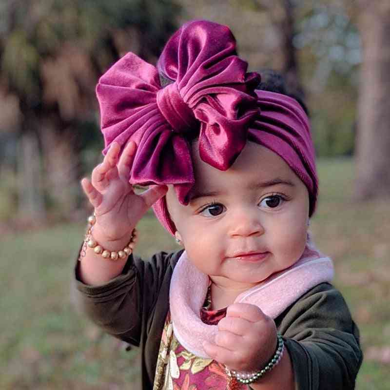 Baby Headband, Turban Big For Newborn Bow Hair
