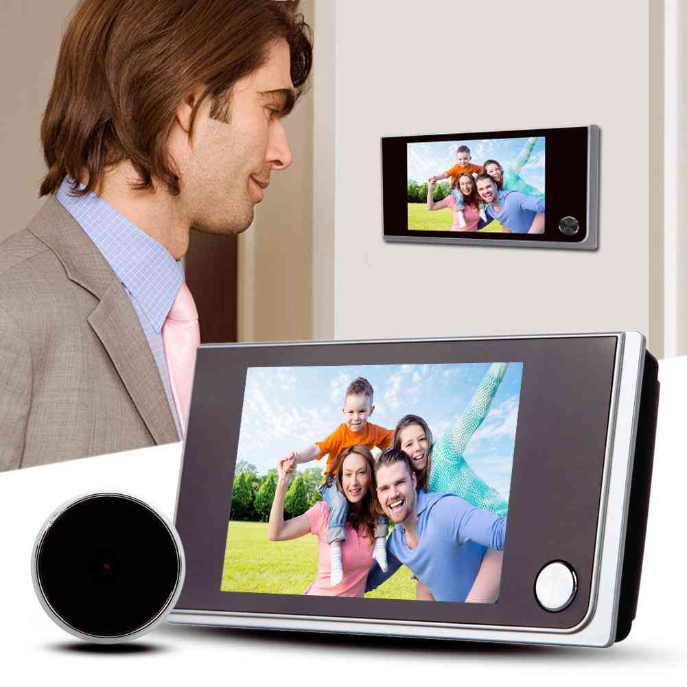 3.5 Inch Lcd Color Screen Peephole Camera - Digital Doorbell