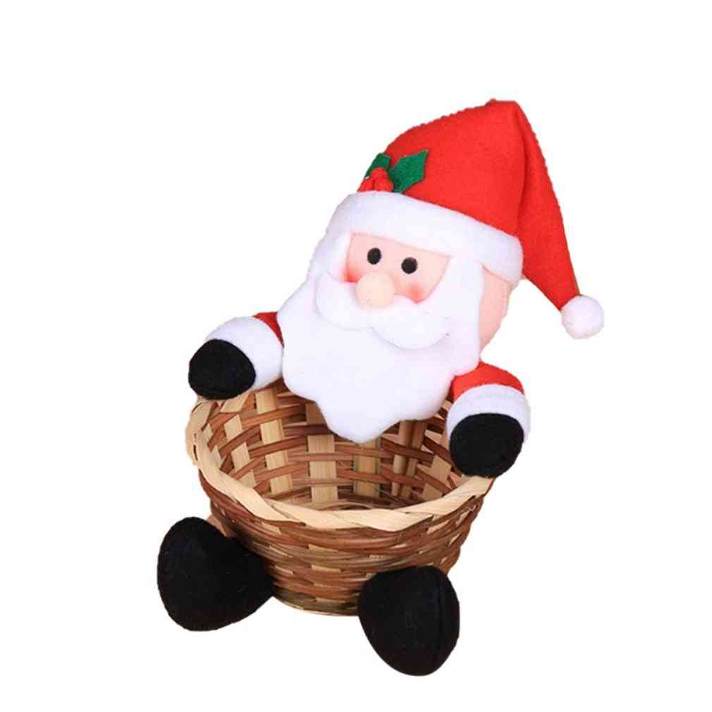 Süßigkeiten Korb Weihnachten Desktop-Dekoration, Kinder Süßigkeiten Korb Weihnachten Dekoration Süßigkeiten Box - groß-200006152