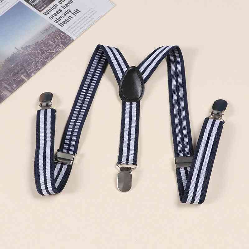 Boys & Adjustable Striped Suspenders