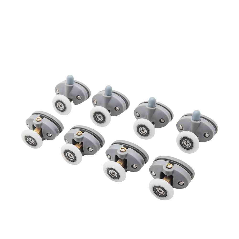 Up And Down, Abs Plastic-pulleys - Rollers For Shower Sliding Door