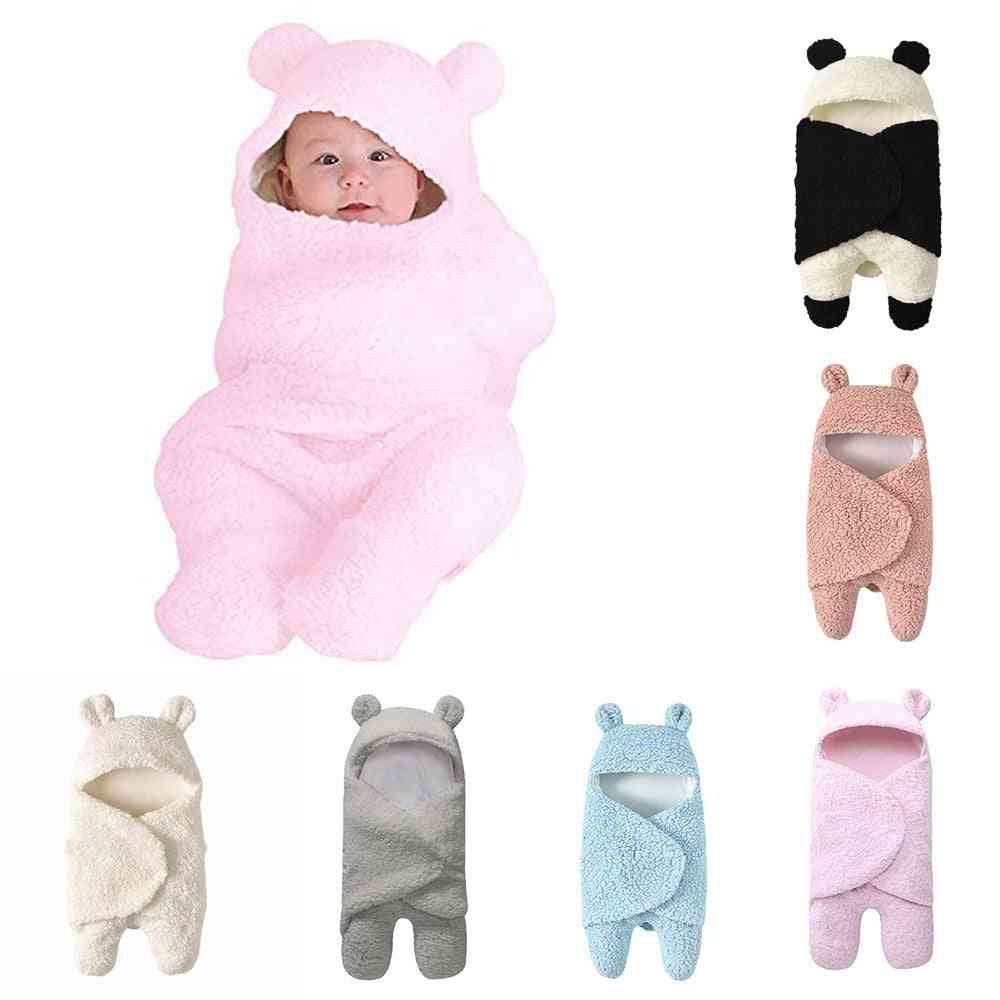 Baby Blanket - Newborn Cute Panda Cotton Receiving Sleeping Boy / Girl Wrap Swaddle