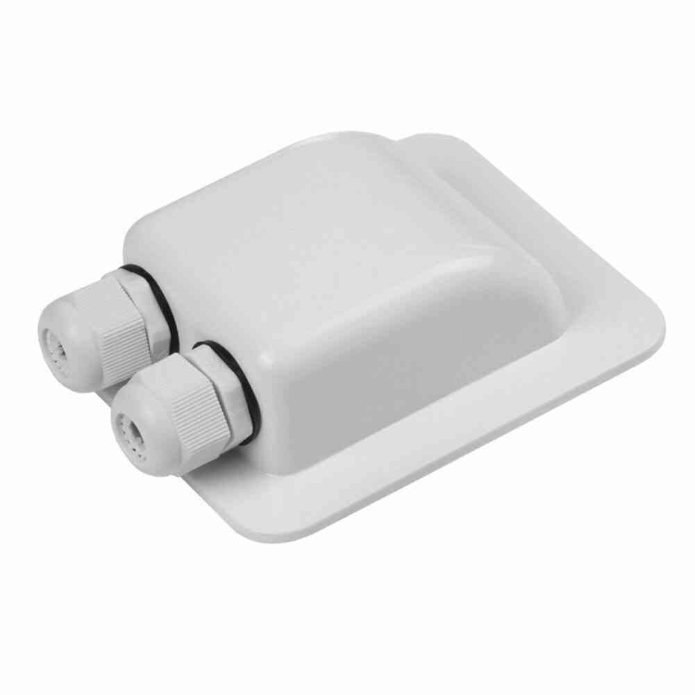 Abs Waterproof Junction Box With Double Cable Entry Gland For Solar Panel