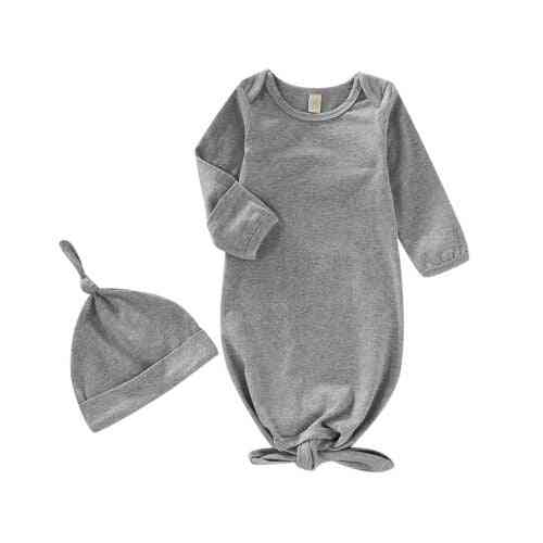 Newborn Baby Girl Cotton Swaddle Wrap Blanket Sleeping Bag Set
