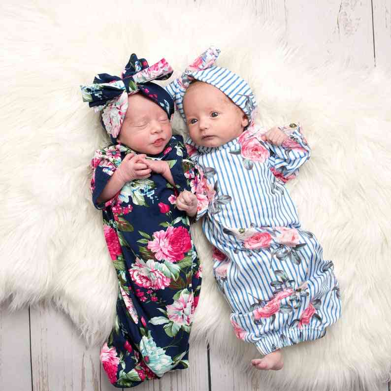 Newborn Baby Sleeping Bags Infant Blanket Swaddle Wrap Gown Outfits Sets