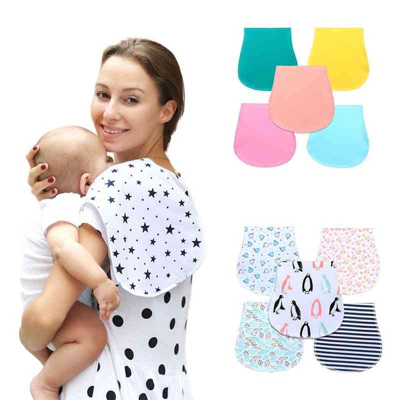 Baby Burp Bibs, Infant Cloths 100% Cotton Three Layers Waterproof Set