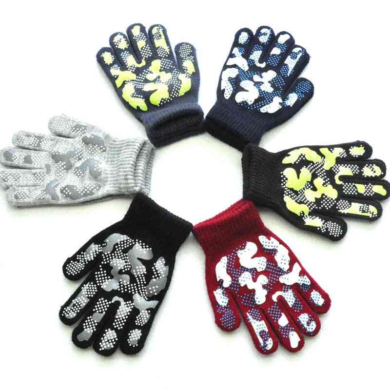 Winter Warm Knit - Pvc Anti Slip Gloves