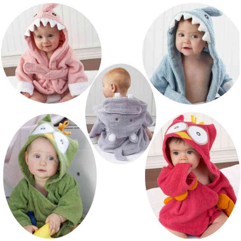 детска пижама с анимационен печат, бебешки халат за спално облекло
