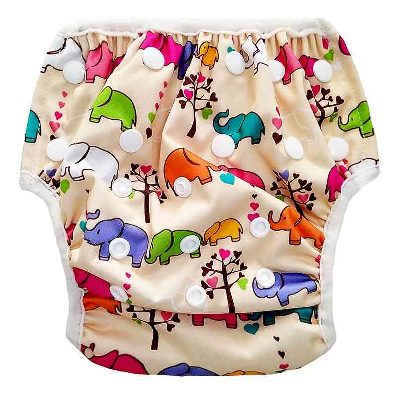 Hett barn pojke flicka badkläder baby tecknad för barnstammar strand badblöja - 1