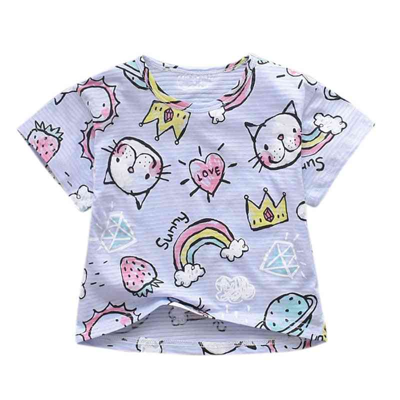 Babykleidung, kurzärmliges Rundhals-T-Shirt
