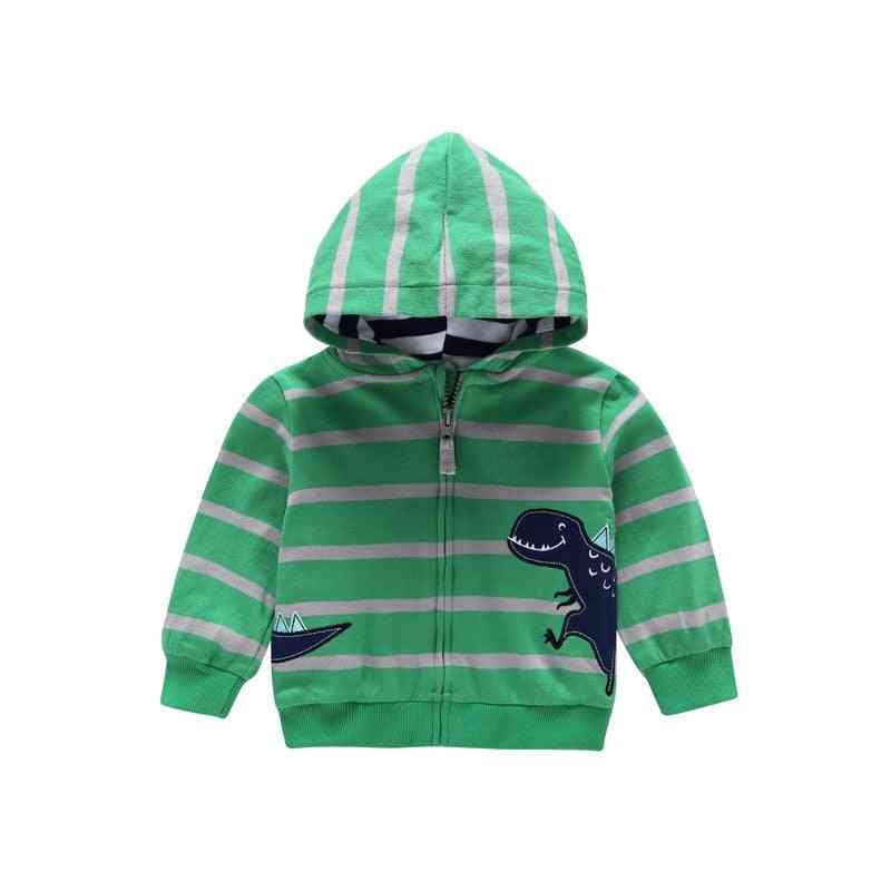 Boy / Animal Print Sweatshirt - Striped Hoodies Clothing Casual Sport Outerwear