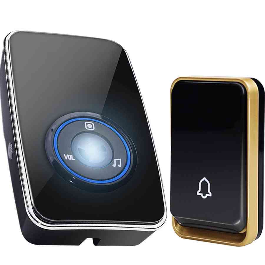 Wireless, Self Powered With Night Light Sensor-electric Door Bell