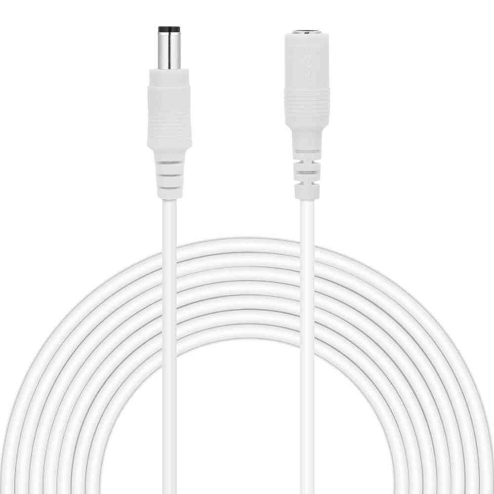 Enosmerni 12v napajalni kabel 5,5 mm * 2,1 mm, moški-ženski konektor