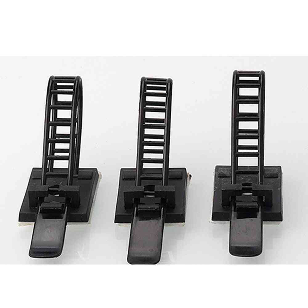 10pcs Of Adjustable Cable Tie Mounts