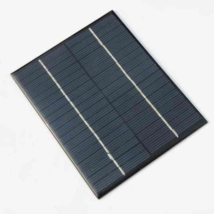 Módulo de celda solar epoxi 2w 18v panel solar policristalino para cargador de batería de 12v sistema de bricolaje educación -