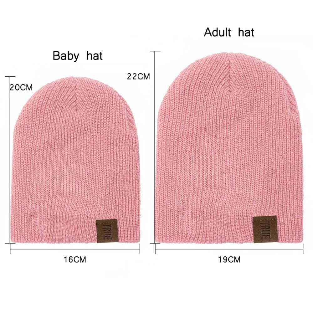 Baby girl boy vinter lue myk varm beanie hekle elastisitet strikke barn casual varm cap