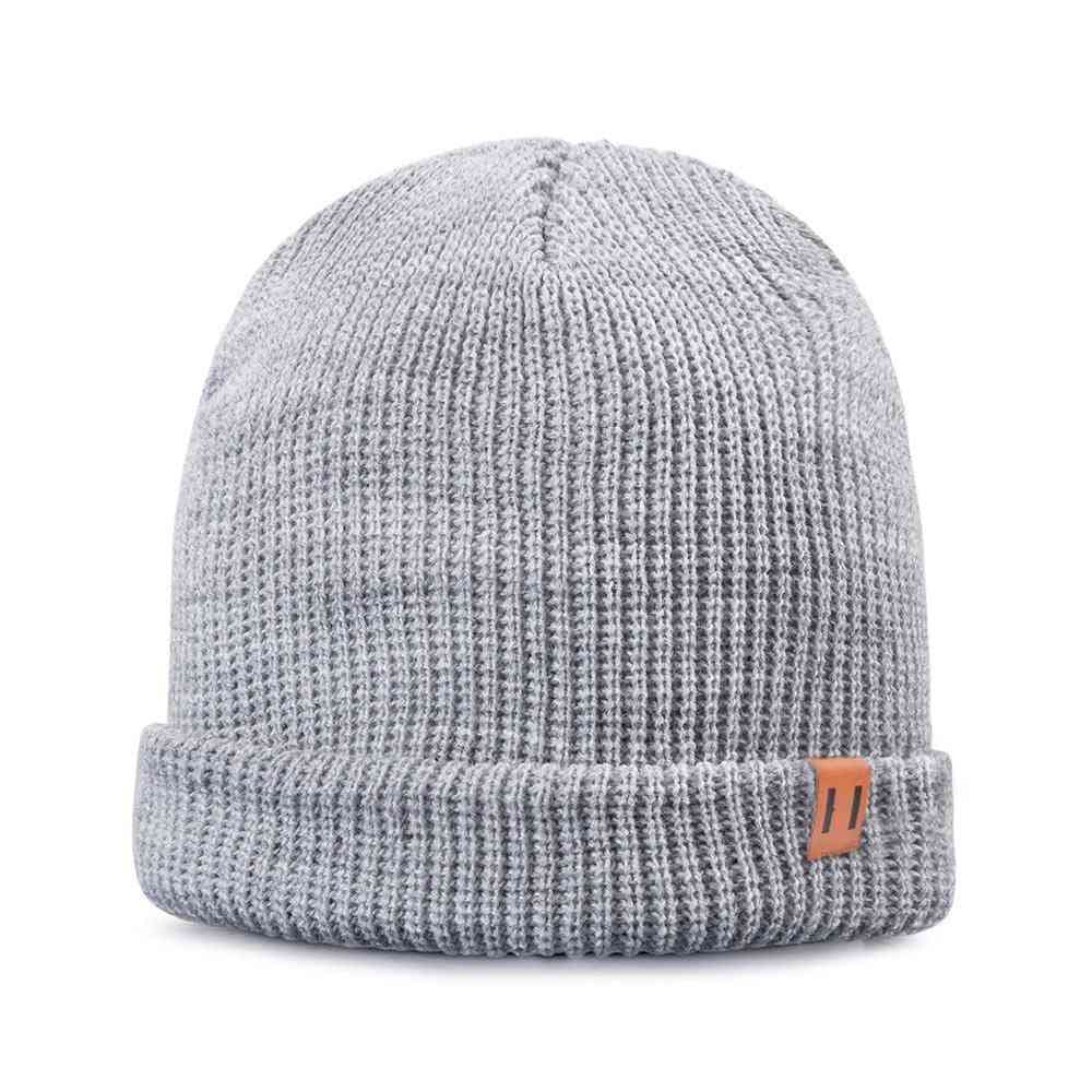 Adjustable Woolen Knitted  Warm Cap