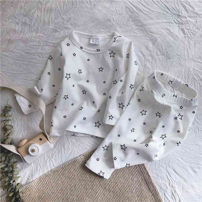 Pyjama bébé, pyjama bébé fille en coton - étoile blanche1 / 9m