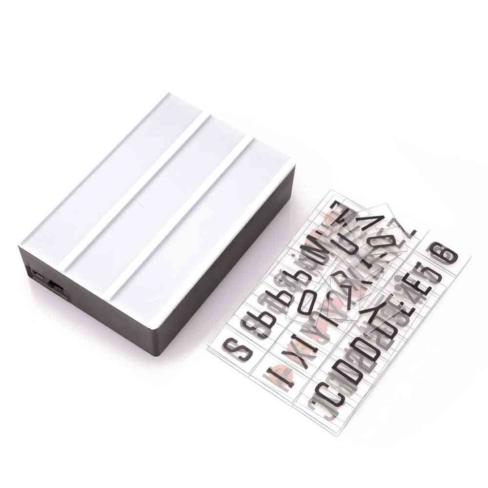 A6 90 Replacement Letters And Numbers Sign Lightbox