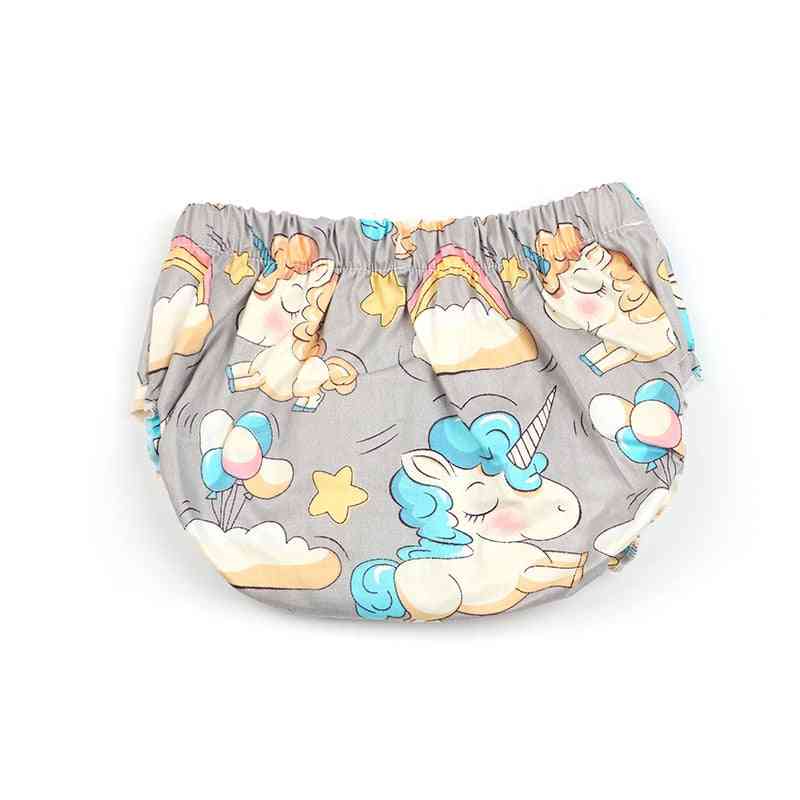 Unicorn Printed Summer Cotton Toddler Short Underpants For Baby
