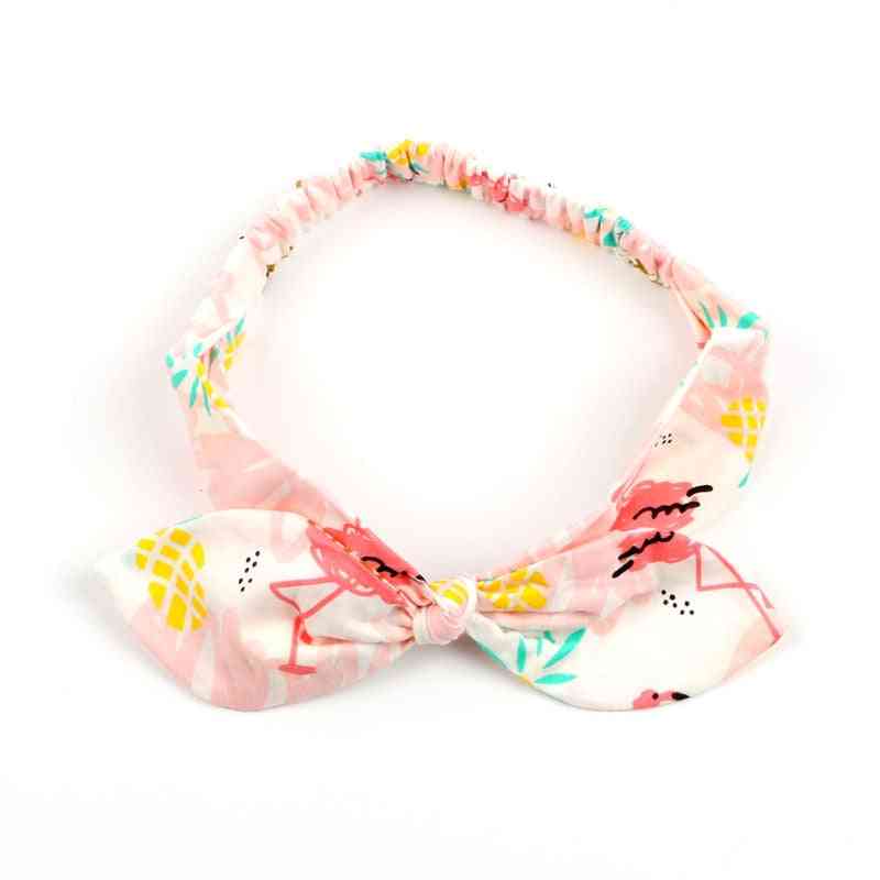 Baby Flamingo Pattern Bow, 100% Cotton Bloomers