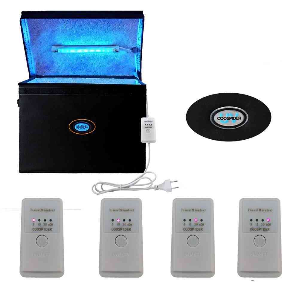 9,4 Gallonen UV-Lampentasche Ultraviolett-Box mit UV-Linearlicht für Desinfektionsmittel für den Haushalt