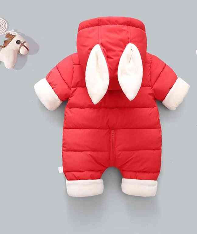 Winter Thicken Children Snowsuit, Cotton-padded Baby Girl Clothes