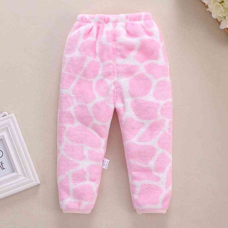 Warm Baby Pants Fleece -solid Trousers
